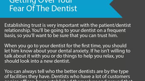 Getting Over Your Fear Of The Dentist