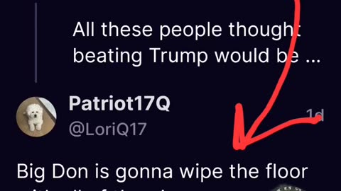 TRUMP HAS NEVER SAID NOT TO TRUST Q