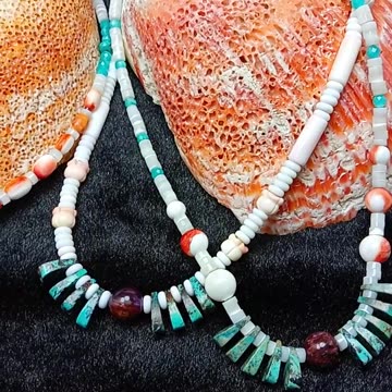 Natural turquoise mop orange spiny oyster faceted Amazonite beads green Ghost phantom04