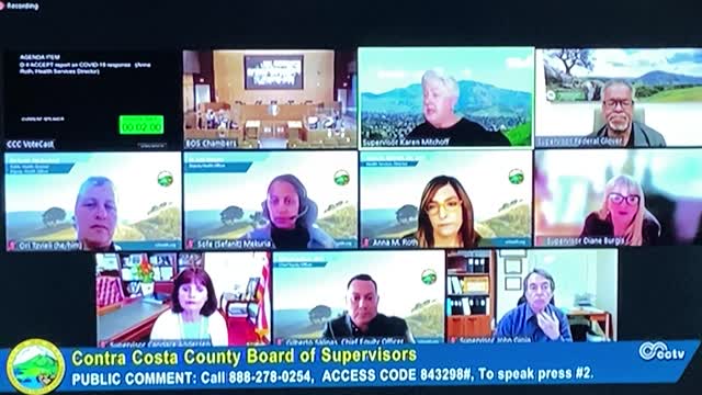 Restore Contra Costa - Board of Supervisors Comments on Jan. 25th, 2022