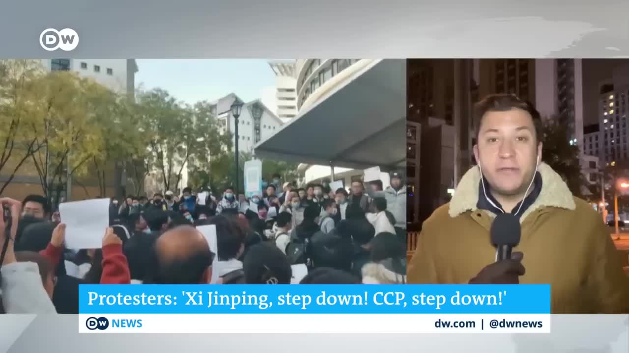 Protesters in China demand Xi Jinping step down - DW News