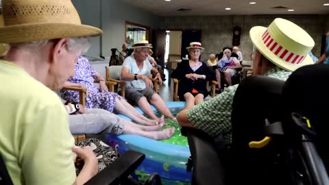 Belgium care home helps residents beat the heat