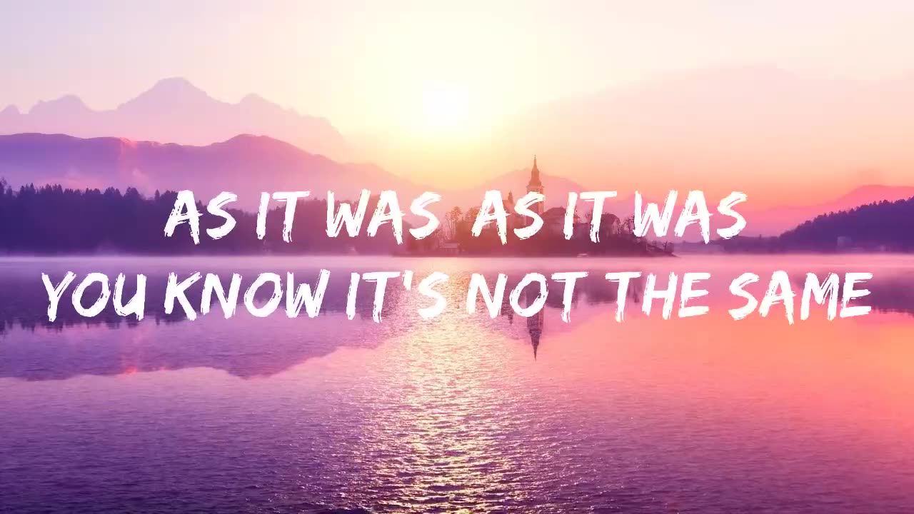 Harry Styles - As It Was (Lyric)