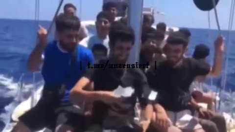 migrant arriving passport