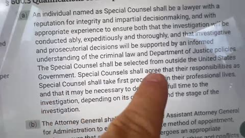 #DOJ appointment of David Weiss as special counsel in #Biden investigation appears to be ILLEGAL
