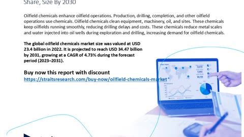 Global Oilfield Chemicals Market Overview : Size, Share, and Future Trends Forecast