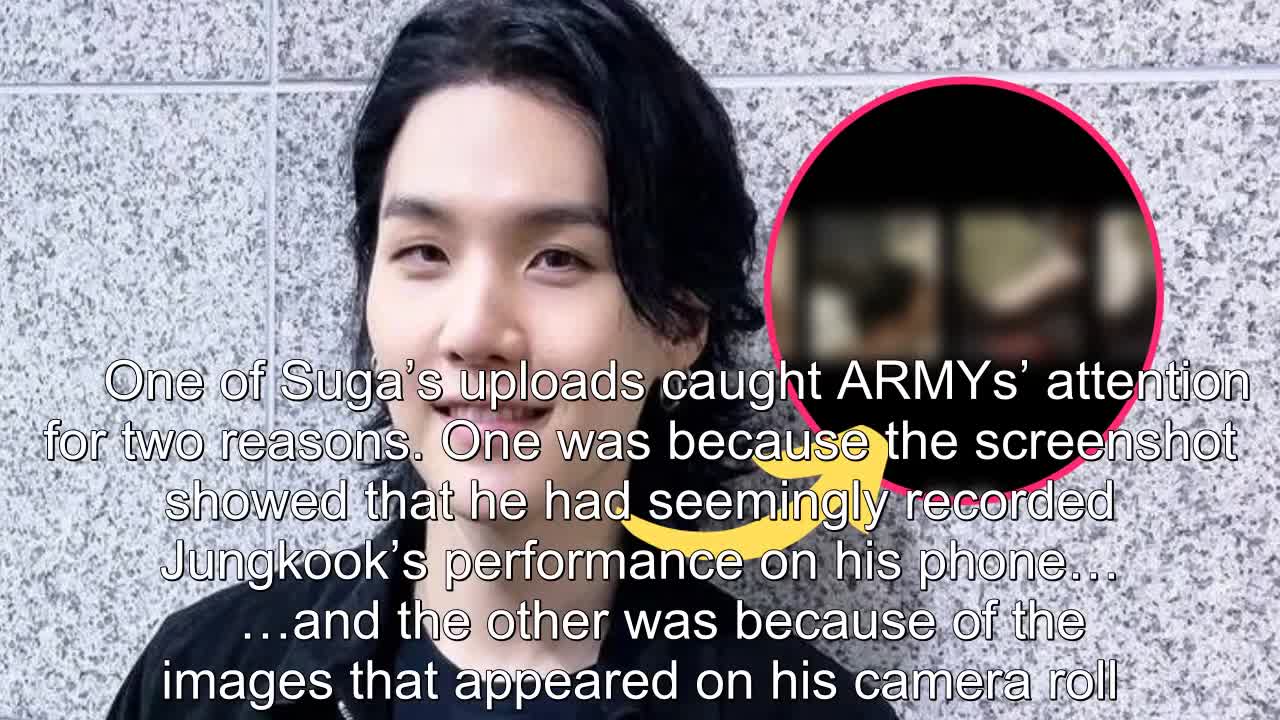 Eagle-Eyed ARMYs Spot Something Completely Unexpected In BTS Suga’s Camera Roll As He Shows His Supp