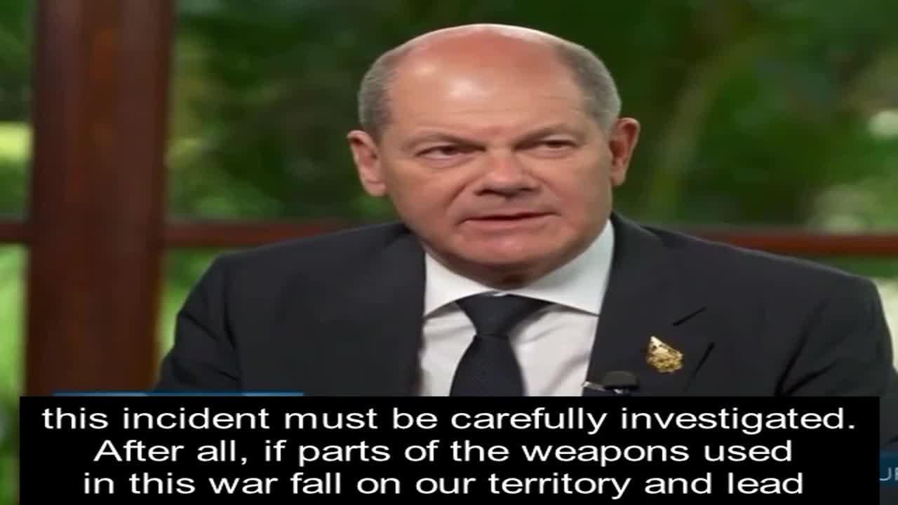 Olaf Scholz - this would not have happened if Russia had not started a war against Ukraine