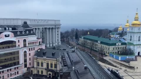 Air raid sirens are going off in Kyiv, Ukraine's capital