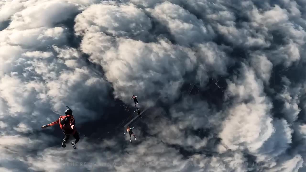 If you want to go skydiving, be sure to choose cloudy weather