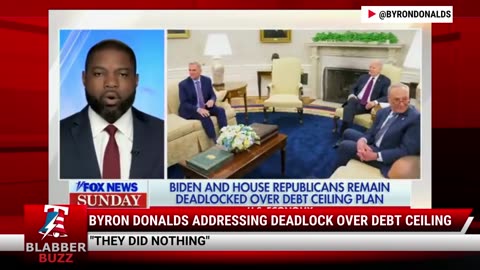 Byron Donalds Addressing Deadlock Over Debt Ceiling