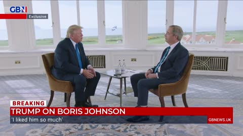 Trump shares his assessment of the downfall of Boris Johnson