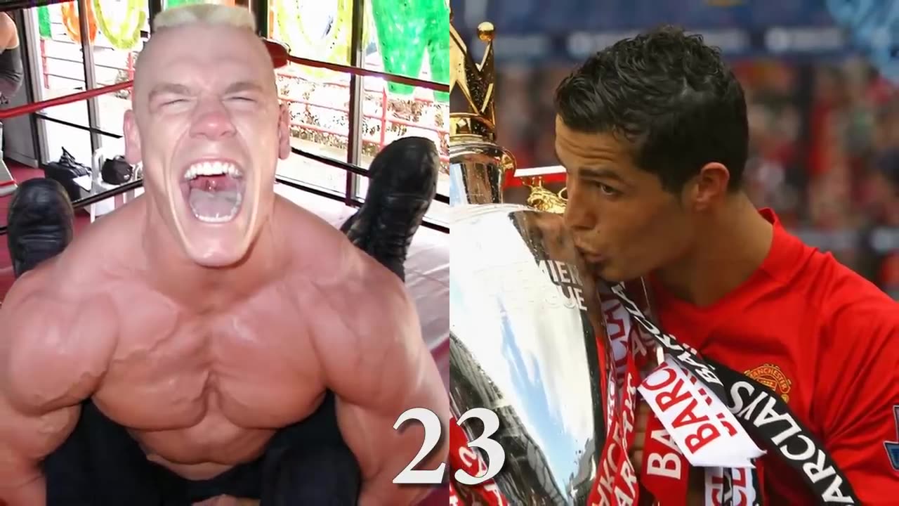 John Cena Vs Cristiano Ronaldo Transformation 2018 _ Who is Better_