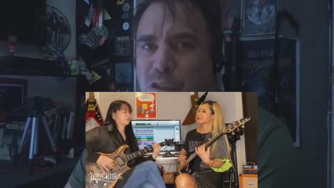 Midori u0026 Miyako jam (Lovebites) bass audition (REACTION)