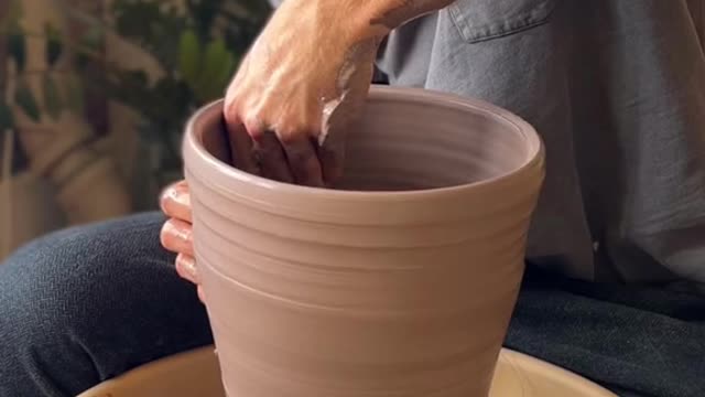 How’d i do #pottery #satisfying #asmr