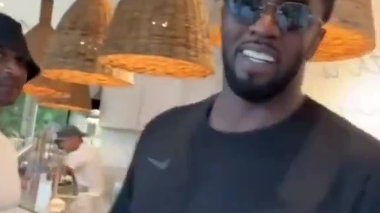 Diddy spotted in Miami as he gets props for being "the man"