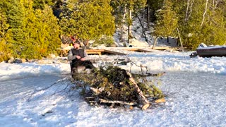 Riding an Ice Carousel