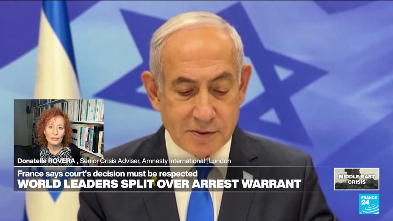 World leaders split over arrest warrant targeting Israeli PM Netanyahu