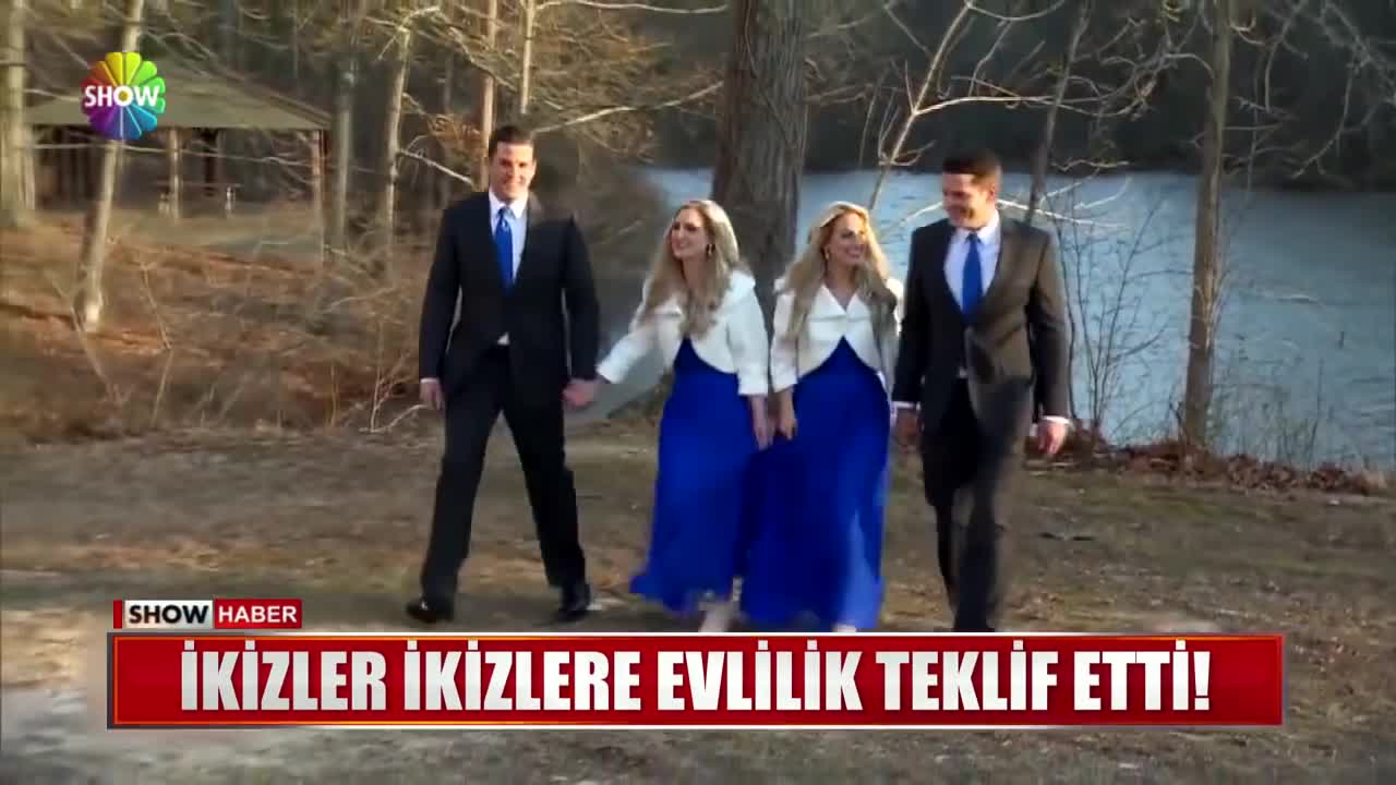 İkizler ikizlere evlilik teklif etti!