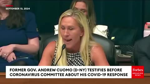 MTG Accuses Andrew Cuomo Of MURDER To His Face