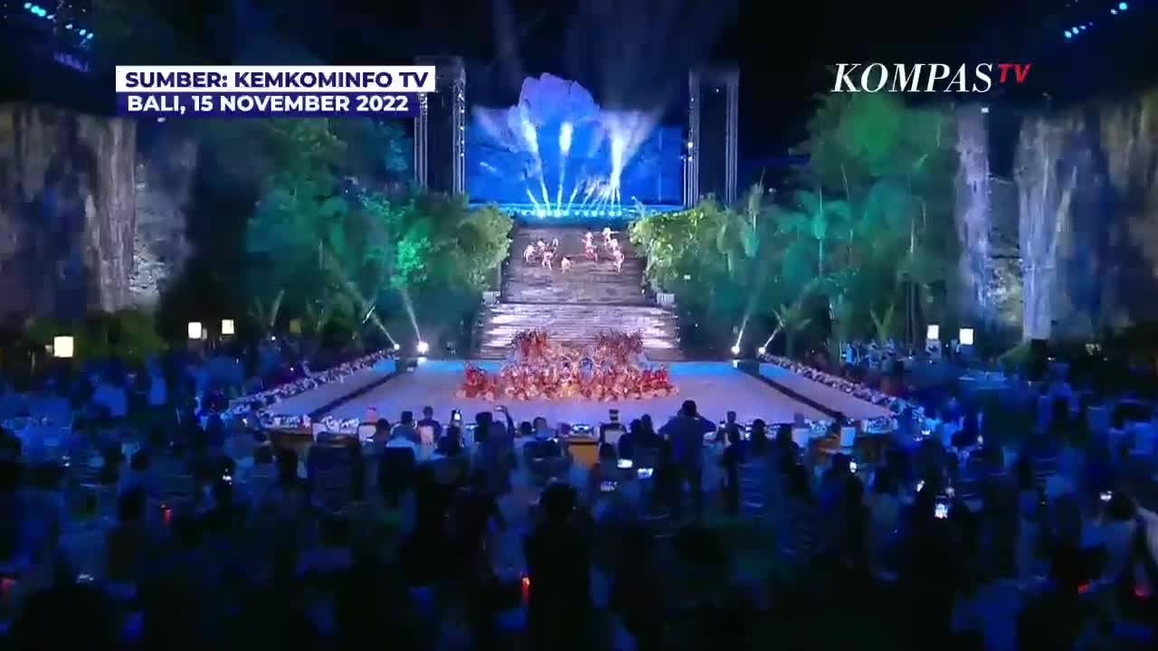 Megahnya Punjukan Budaya Di Gala Dinner Saat Hibur Para Negara G20