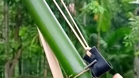 Bamboo creations with marvel slingshots