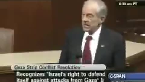 Ron Paul: How Israel created Hamas (2009)