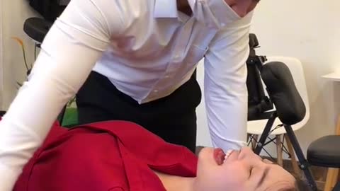 Sexy girl,massage gonna wrong