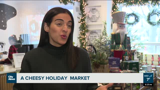 A cheesy holiday market in Montreal