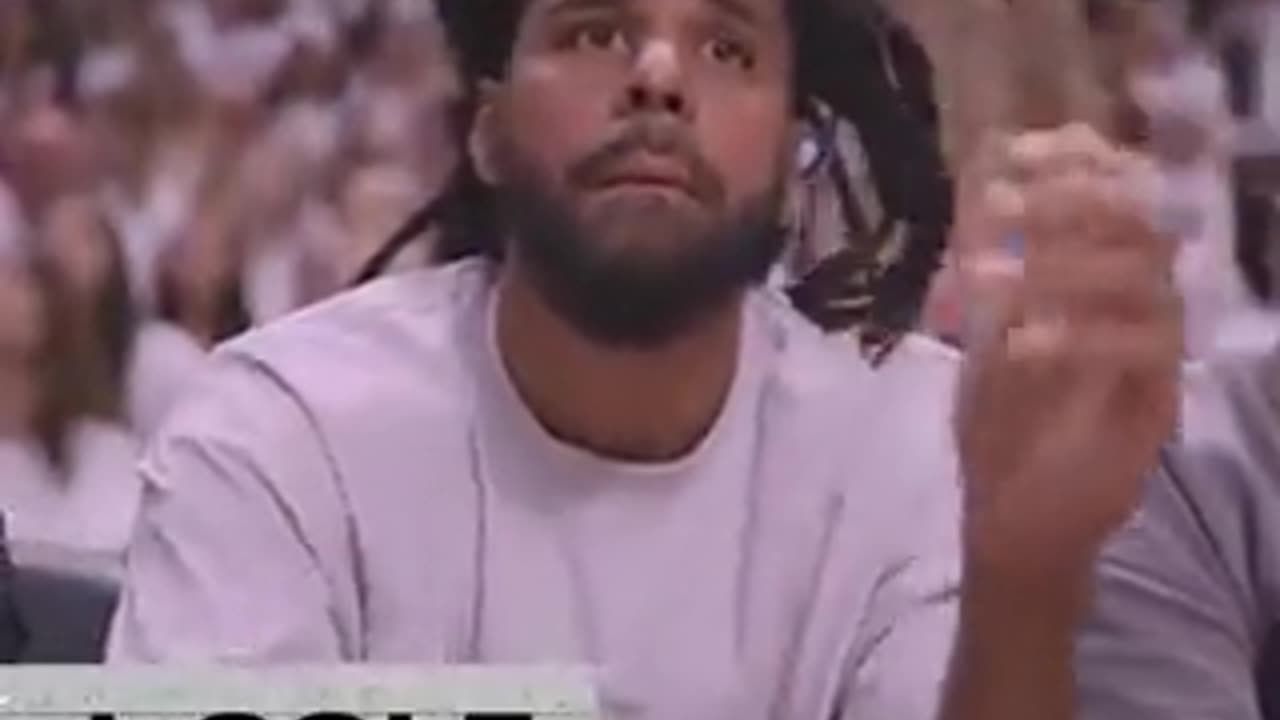 J Cole AT The Nba Last night