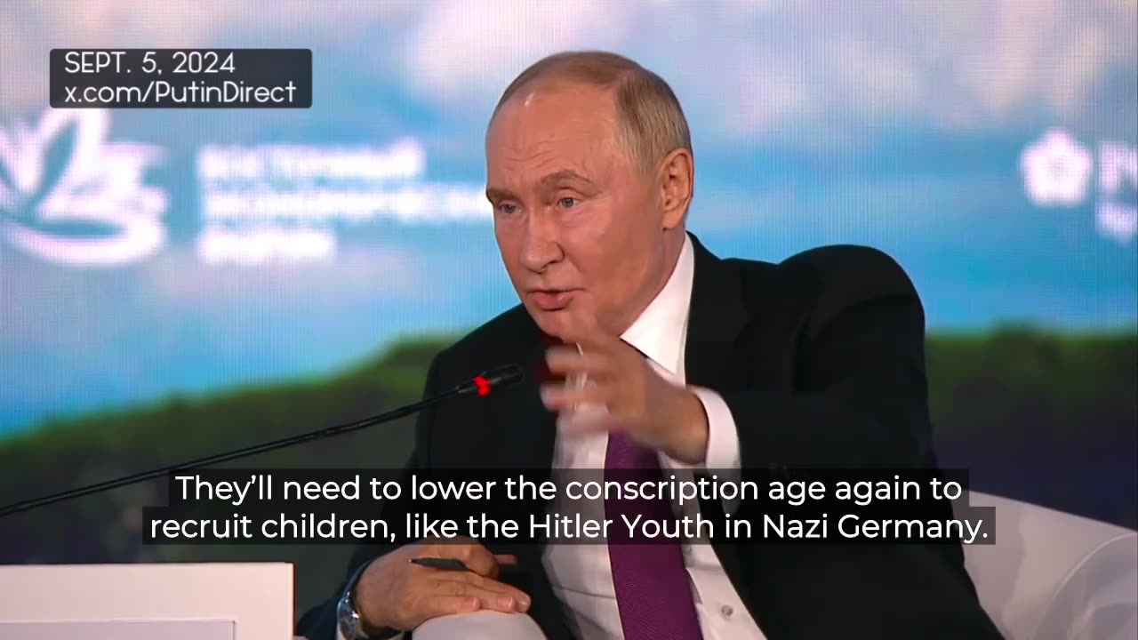 President Putin: Ukraine is being bled dry and will soon need to start