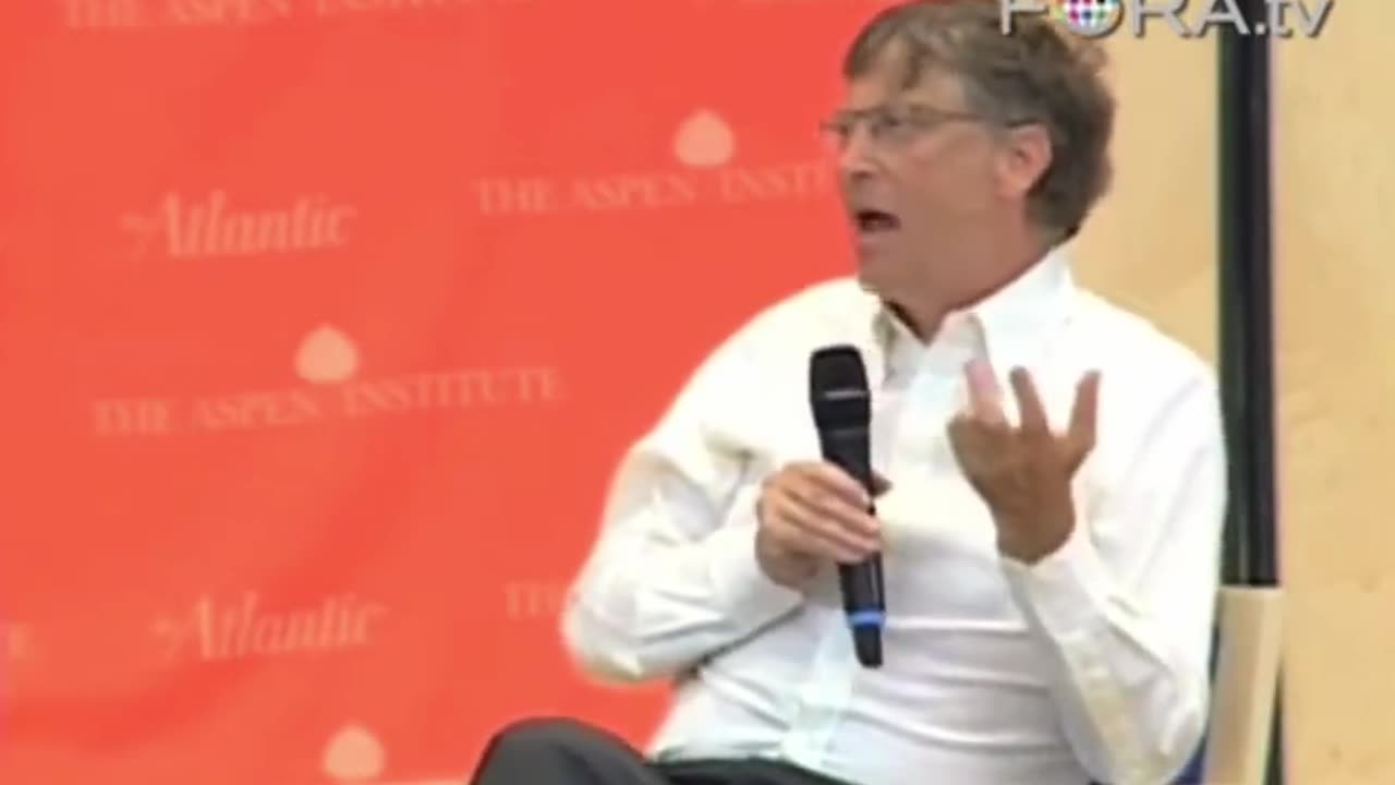 Bill Gates discussing his idea of Death Panels, where money used to keep poor & sick people alive