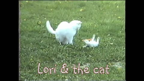 Lori Pup Tackles Kitty