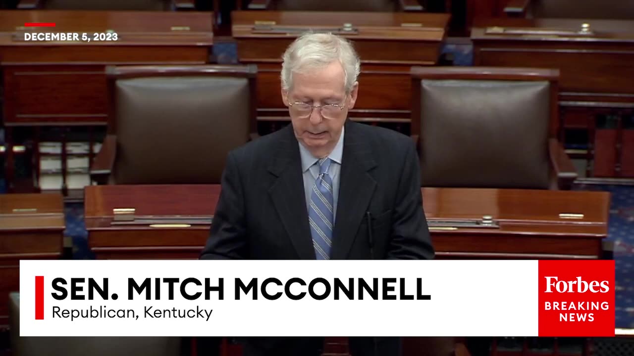 Mitch McConnell Decries Antisemitism Whipped Up By 'Left-Wing Activists' And Elite Academia