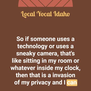 Tyler and Public vs. Private Spaces #idaho #podcast #privacy #public #law