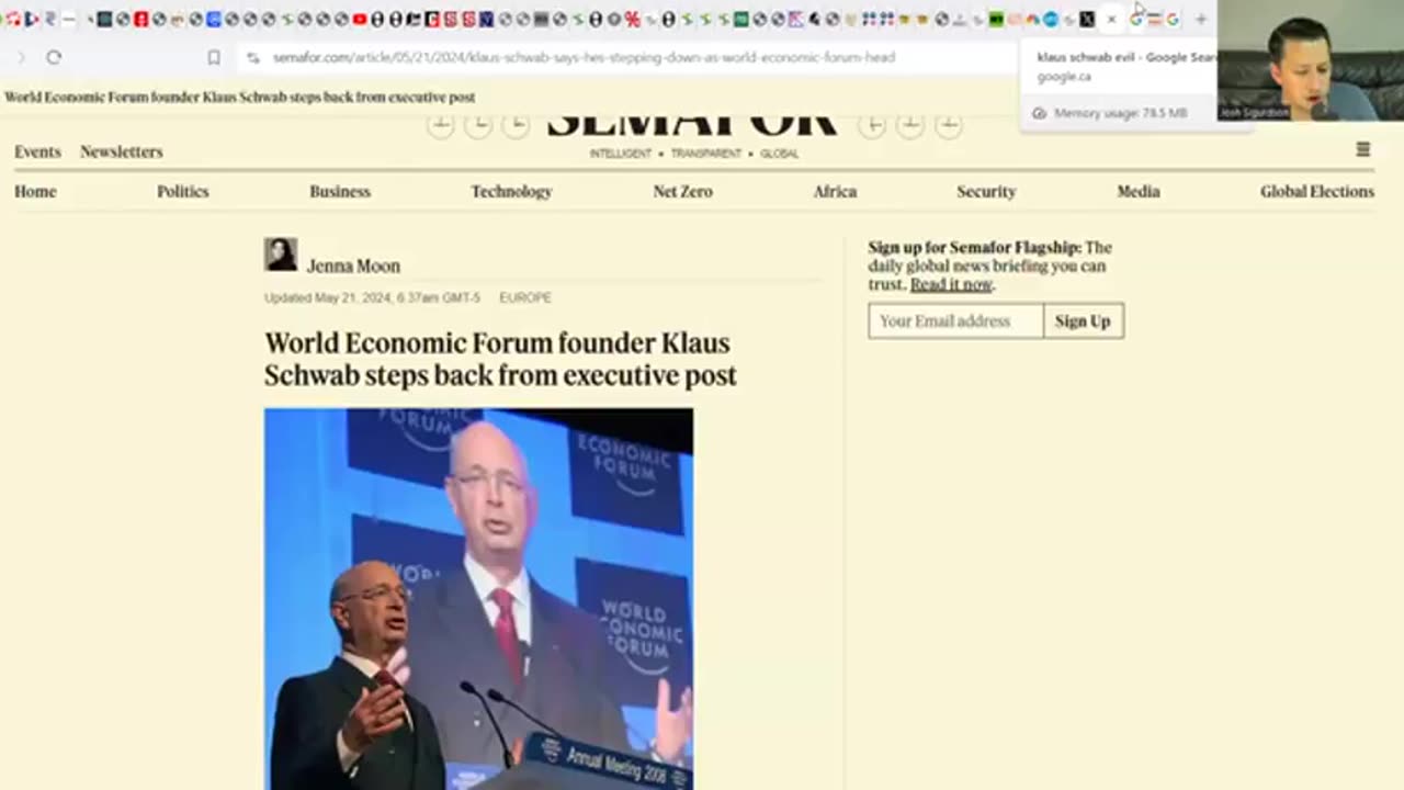 KLAUS SCHWAB STEPS DOWN! - EVIL WORLD ECONOMIC FORUM FOUNDER IS STEPPING BACK 🔥