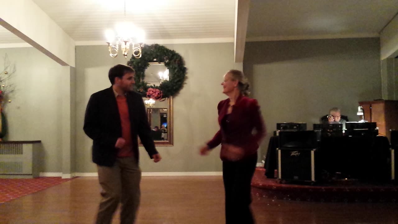 Carolyn and Peter Dancing to YMCA