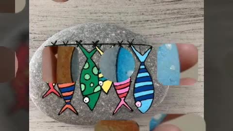 unique and latest pebble painting ideas handmade stone craft