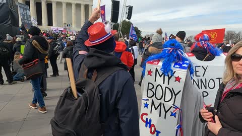 1/23/2022 DC Protest 5 Defeat Mandates and Tyranny march rally