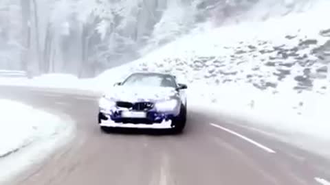 ‏BMW M4 CS Snow Fun ❄❄