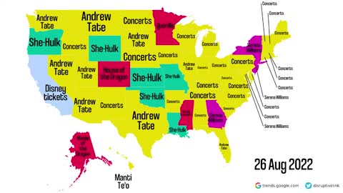 2022 Top Trending Searches by State