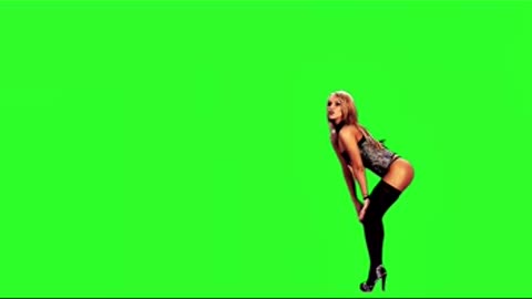 Footage girl green screen footage girl dancing #29