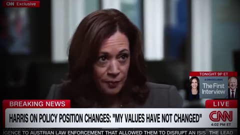 Kamala's values have not changed