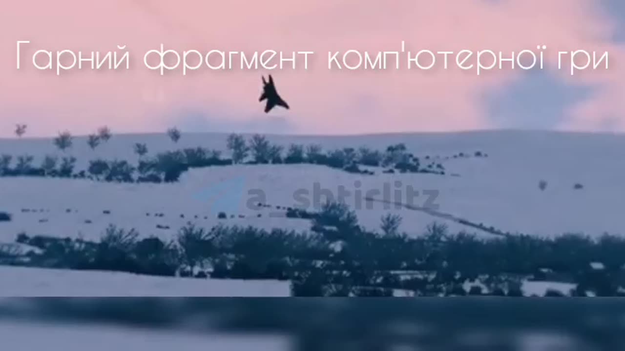 Russian Fighter Crashes Directly into the Ground