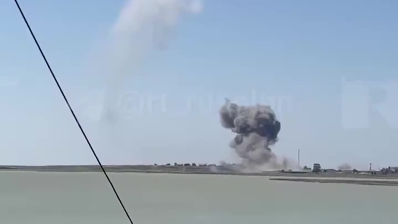 Raketen-Einschlag in Brücke zur Krim