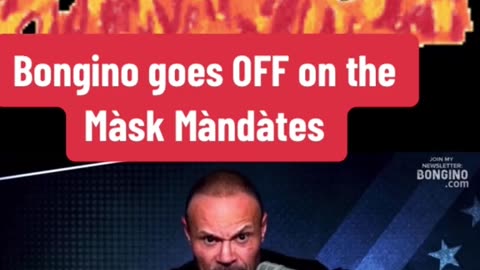 Bongino on new Mask Mandates