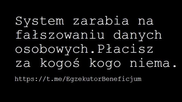 System zarabia na fałszowaniu danych.