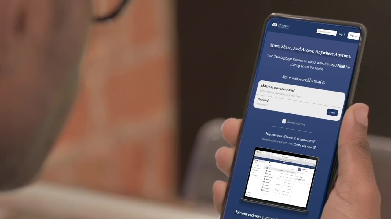 Tired of USB drives? Securely share files with eShare.ai!