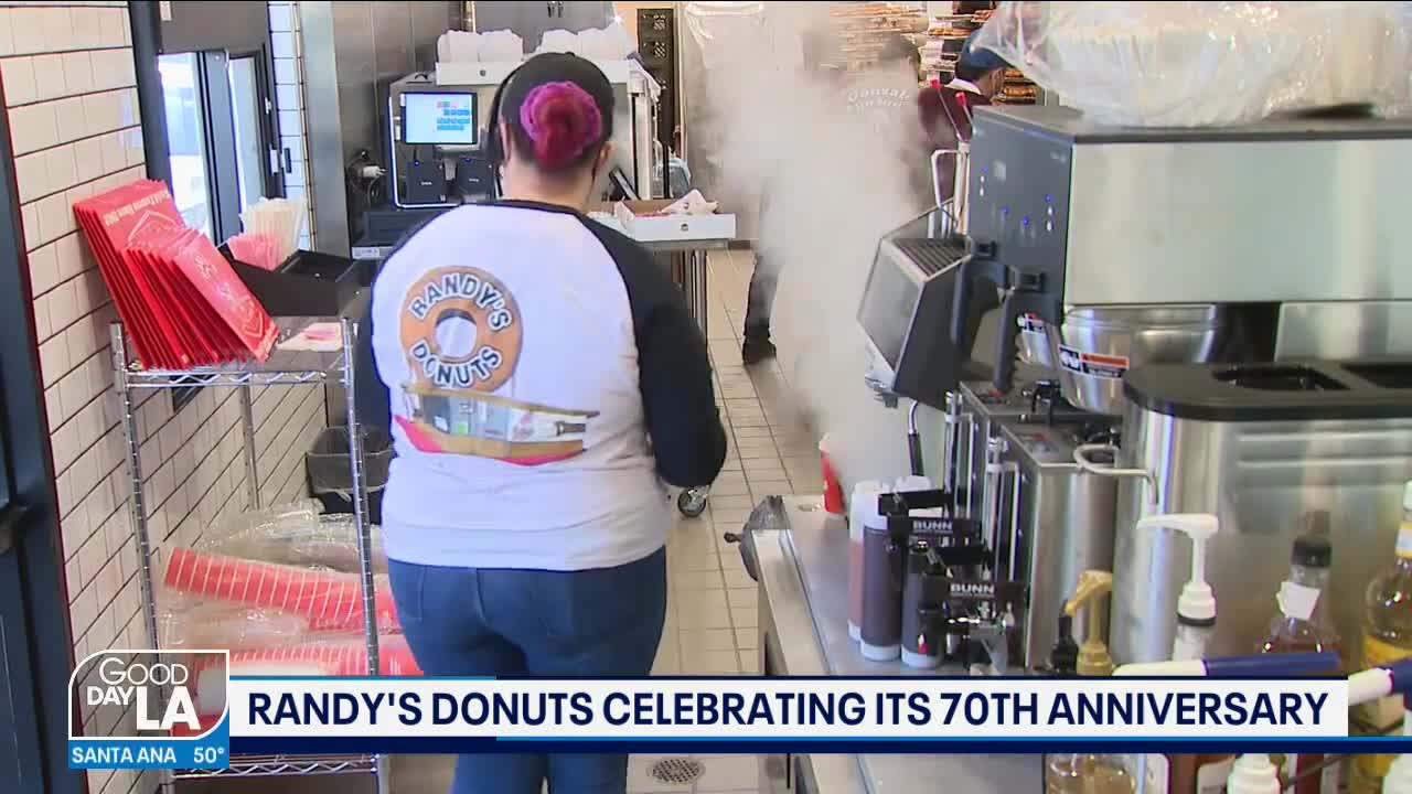 Randy's Donuts celebrating 70th anniversary