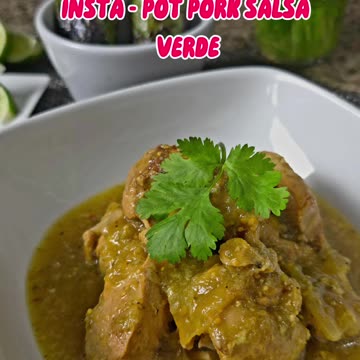 Insta Pot Pork Salsa Verde